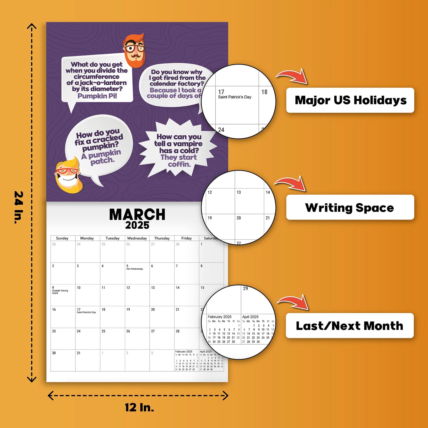 2025 Dad Joke Wall Calendar - That Is So Dad