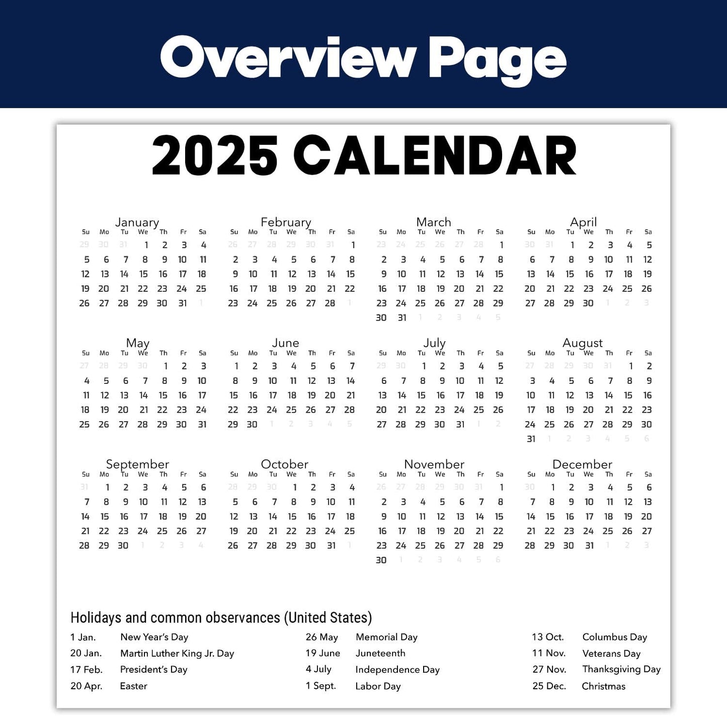 Product Description: The 2025 Dad Joke Wall Calendar by That Is So Dad provides an overview of the entire year from January to December. It includes holidays and common observances in the United States, such as New Year's Day, Memorial Day, Labor Day, and Christmas. This calendar is perfect for fans of dad humor and makes an excellent comedy gift or dad joke calendar!