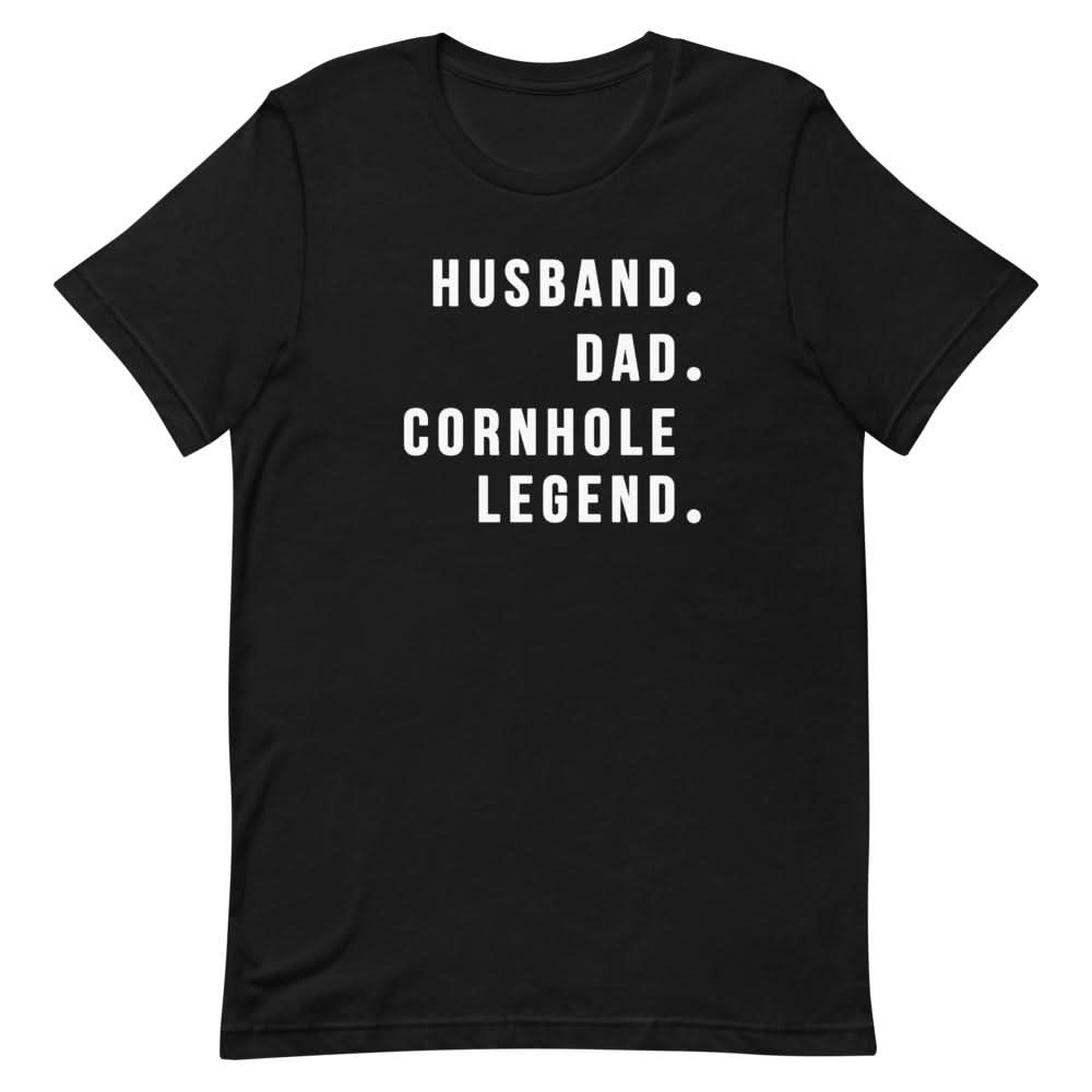 Cornhole Legend Shirt Clothing That Is So Dad Black XS