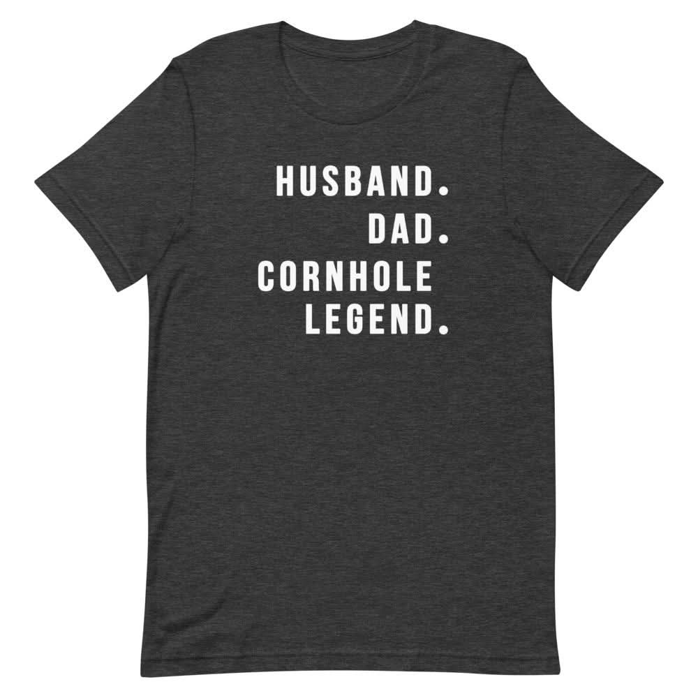 Cornhole Legend Shirt Clothing That Is So Dad Dark Grey Heather XS