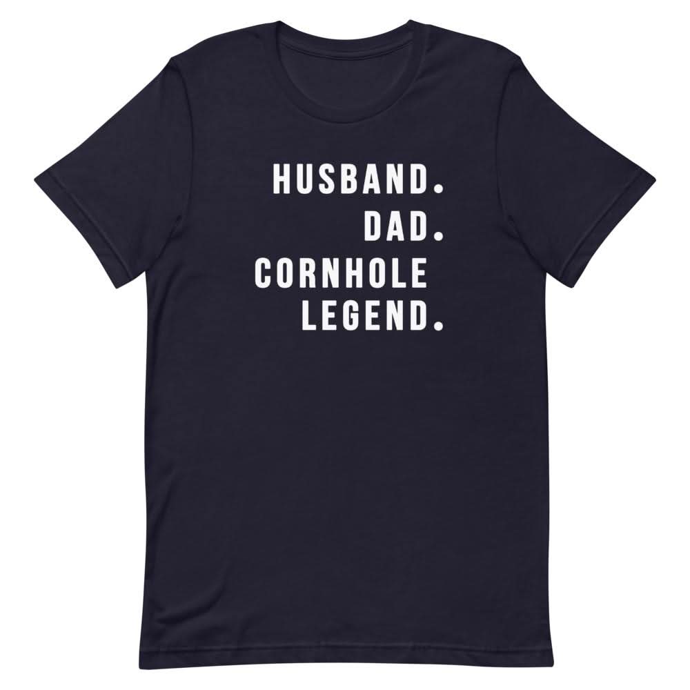 Cornhole Legend Shirt Clothing That Is So Dad Navy XS