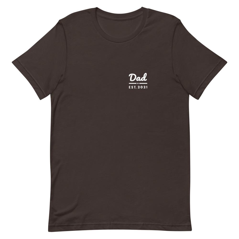 Dad Est. 2021 Pocket T Shirt That Is So Dad Brown S