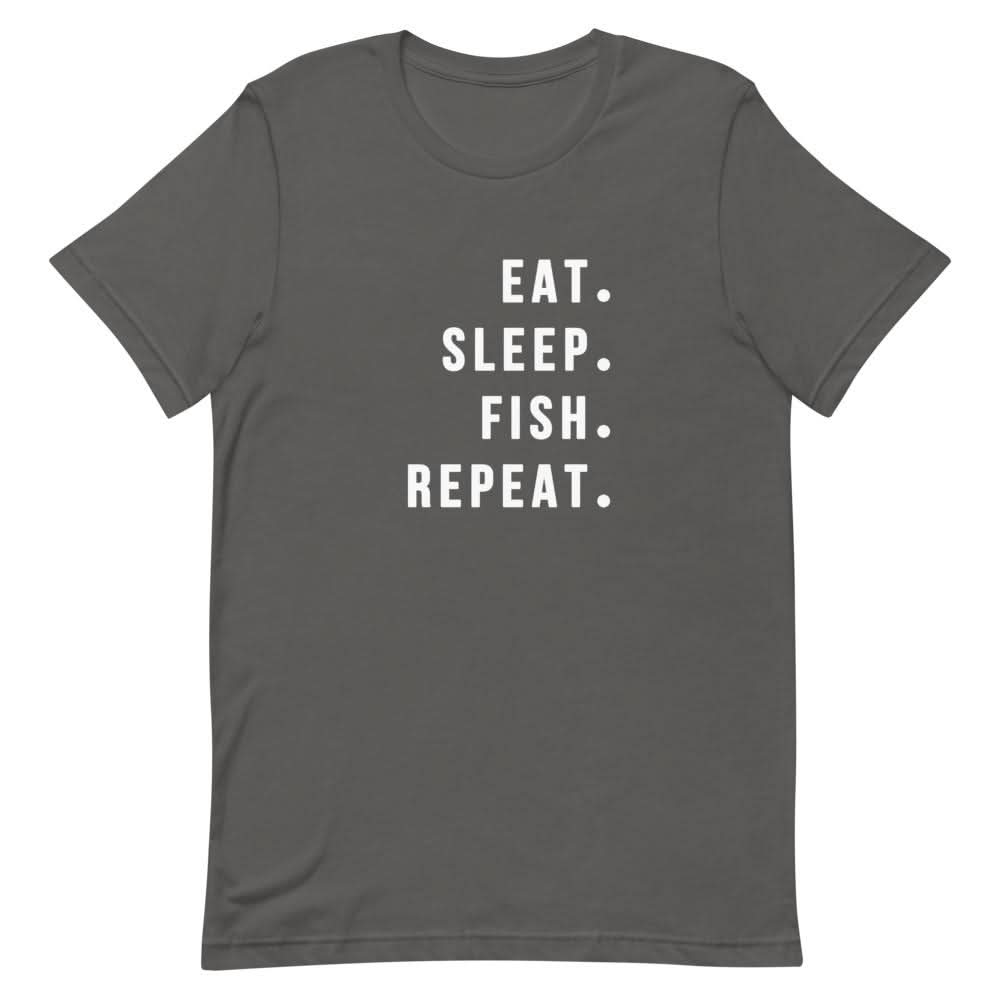 Eat Sleep Fish Repeat Shirt Clothing That Is So Dad Asphalt S