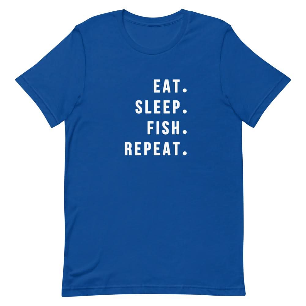 Eat Sleep Fish Repeat Shirt Clothing That Is So Dad True Royal S