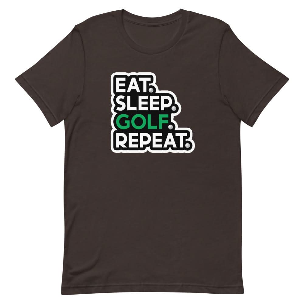 Eat Sleep Golf Repeat Shirt That Is So Dad Brown S