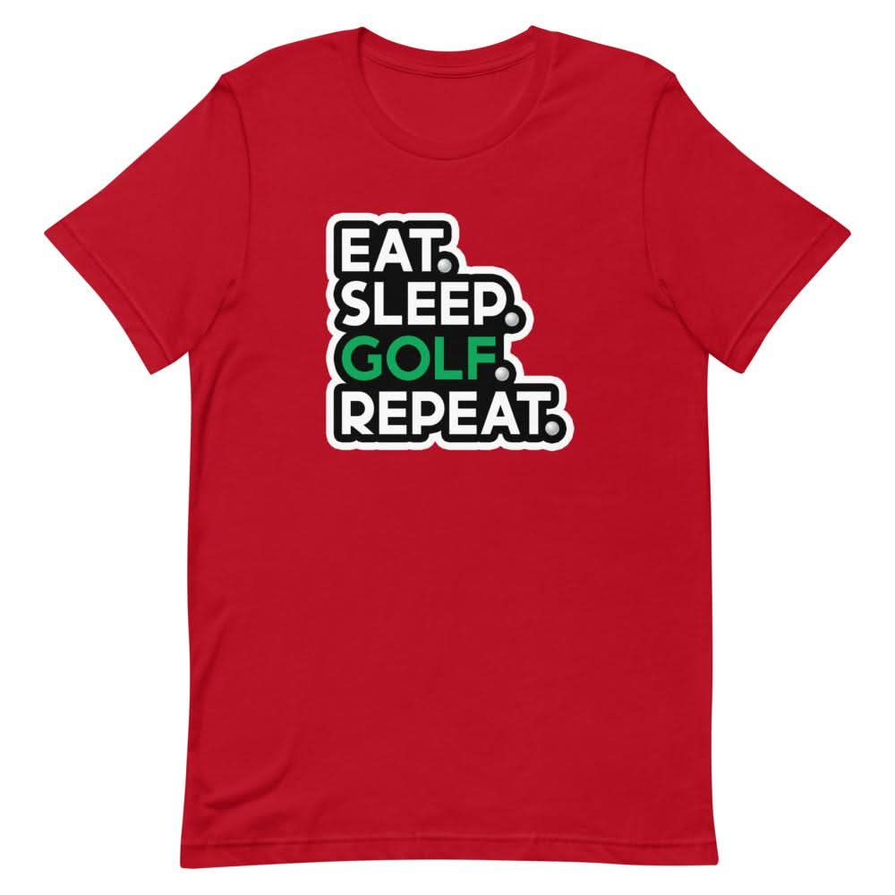 Eat Sleep Golf Repeat Shirt That Is So Dad Red S