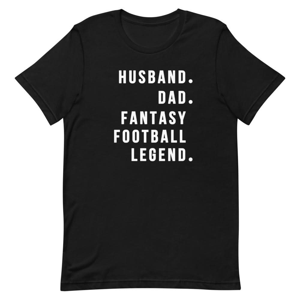 Fantasy Football Legend Shirt Clothing That Is So Dad Black XS