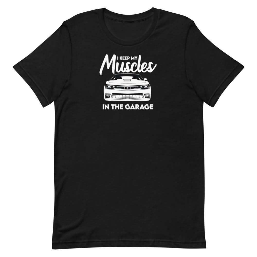 Muscles In The Garage T-Shirt Clothing That Is So Dad Black XS