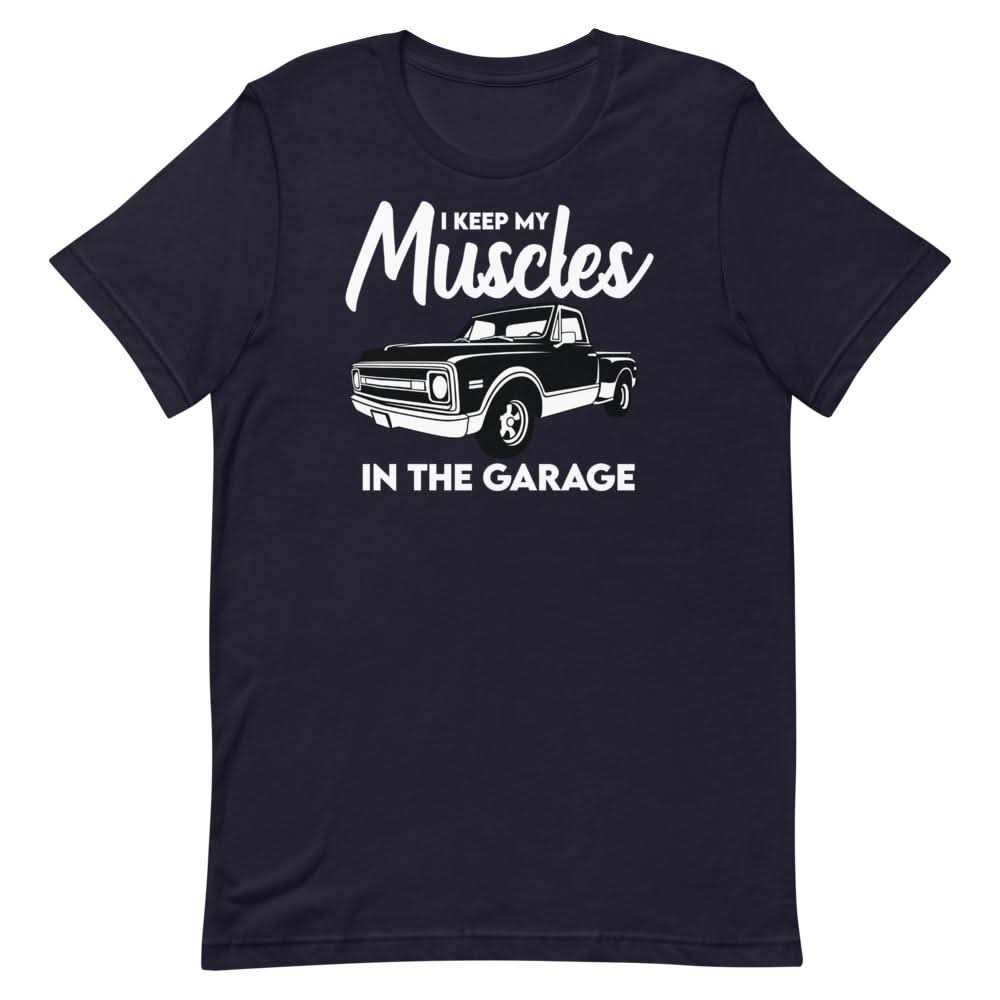 Muscles In The Garage T-Shirt That Is So Dad Navy XS