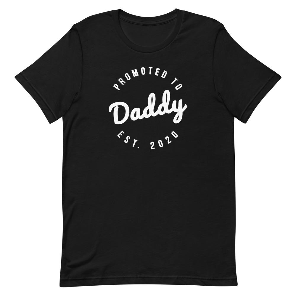 Promoted to Daddy Shirt That Is So Dad Black XS