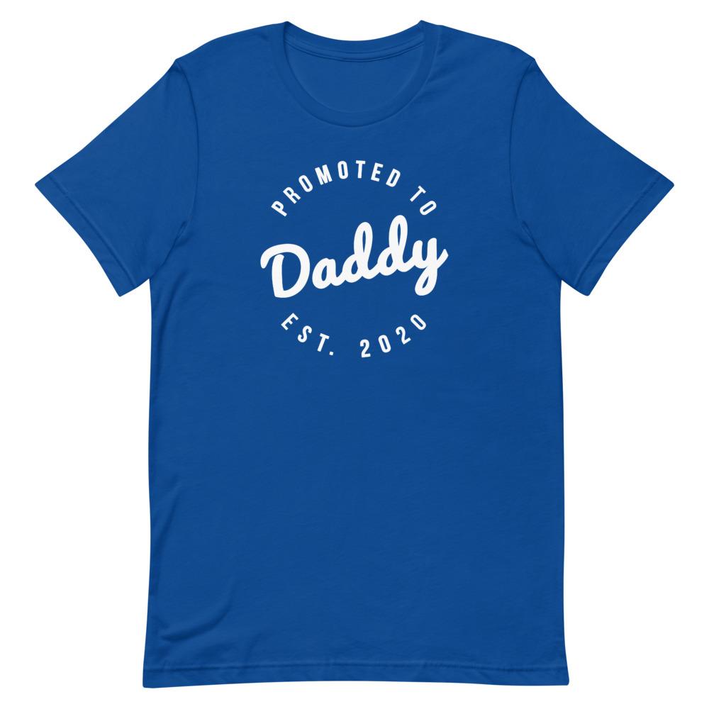 Promoted to Daddy Shirt That Is So Dad True Royal S