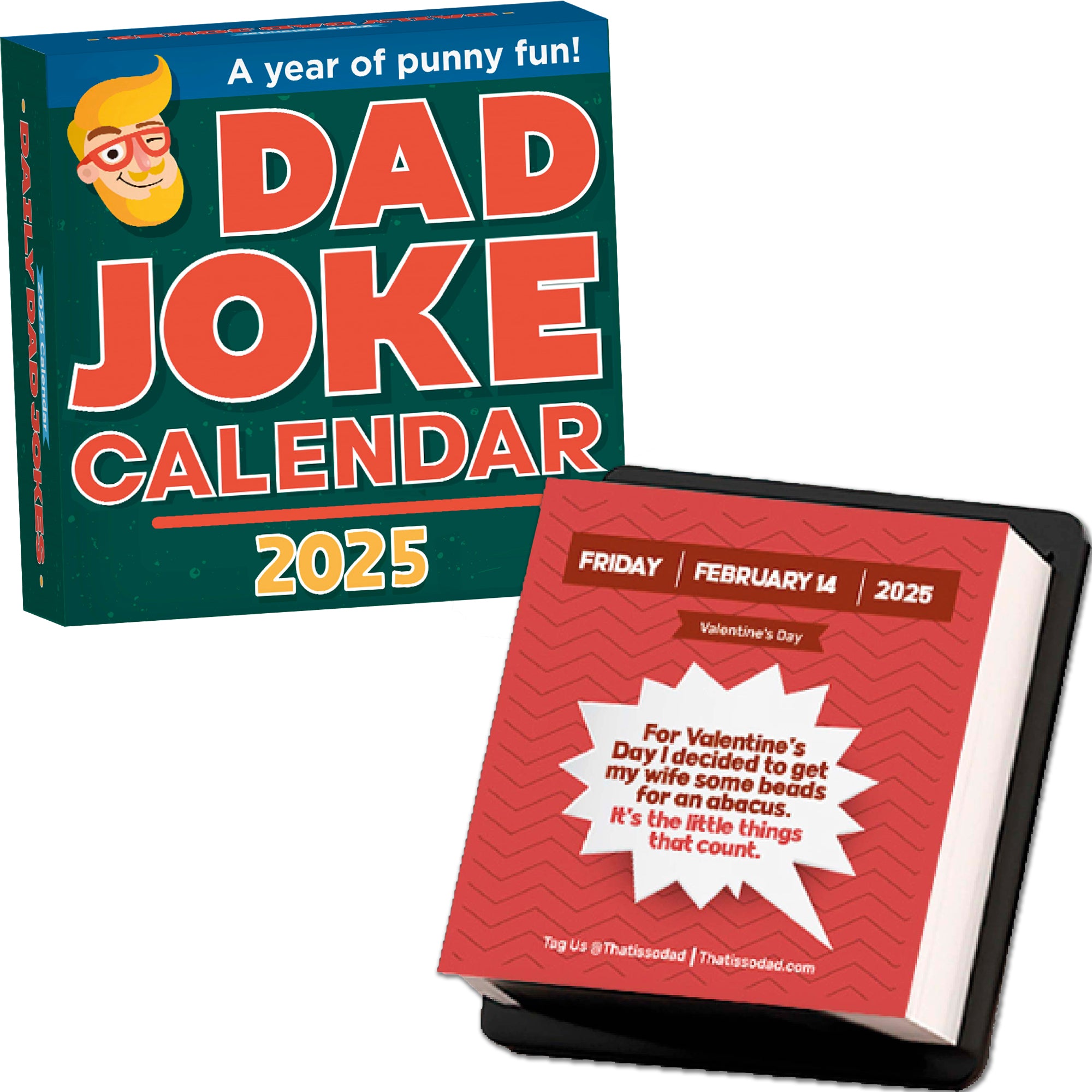 2025 Dad Joke Desktop Calendar