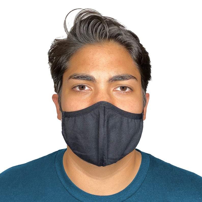 Adjustable Face Mask - Reusable & Washable with Cotton Blend Fabric Face Mask Square Up Fashions 