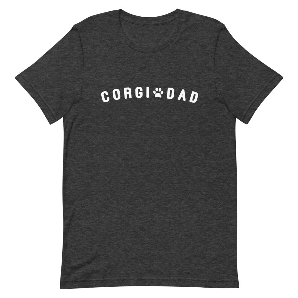 Corgi Dad Shirt Clothing That Is So Dad Dark Grey Heather XS 