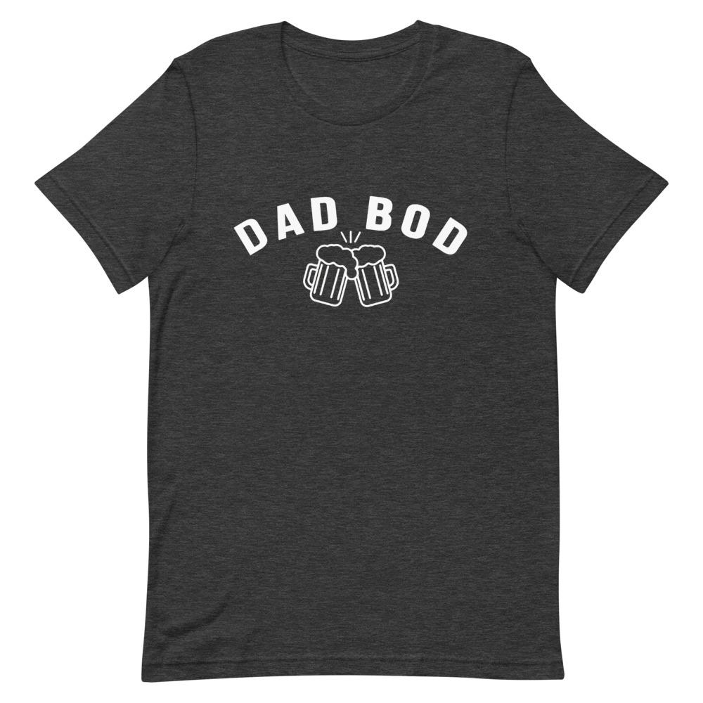 Dad Bod Beer Shirt That Is So Dad Dark Grey Heather XS 