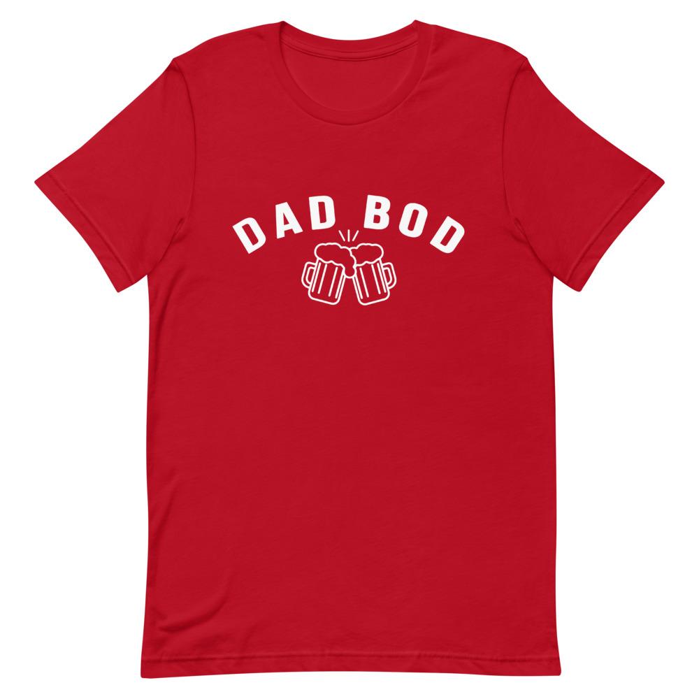 Dad Bod Beer Shirt That Is So Dad Red S 