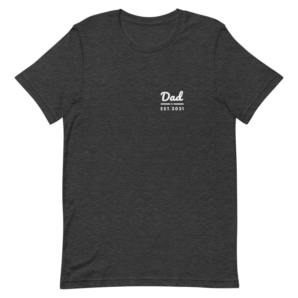 Dad Est. 2021 Pocket T Shirt That Is So Dad Dark Grey Heather S 