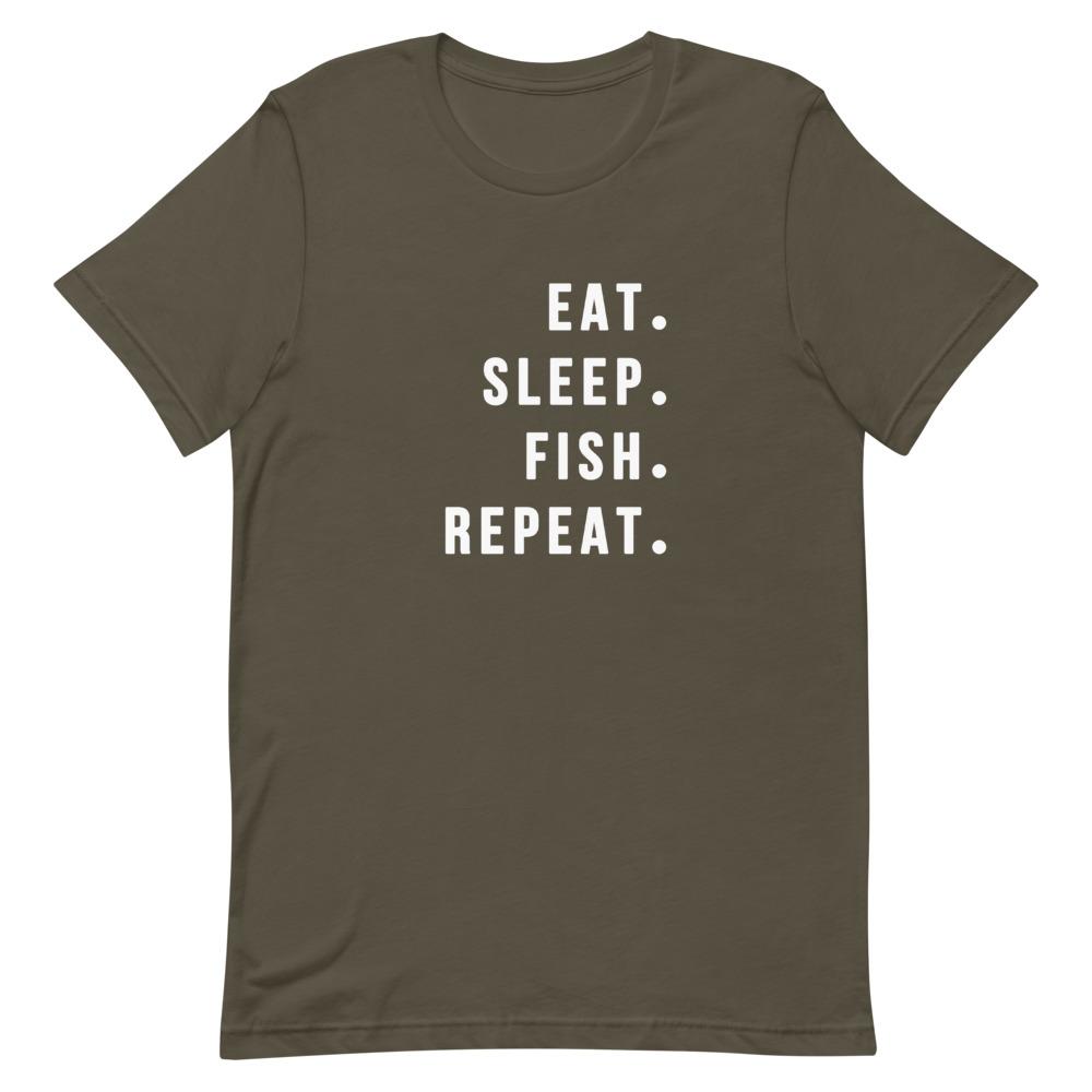 Eat Sleep Fish Repeat Shirt Clothing That Is So Dad Army S 