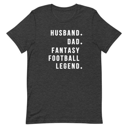 Fantasy Football Legend Shirt Clothing That Is So Dad Dark Grey Heather XS 