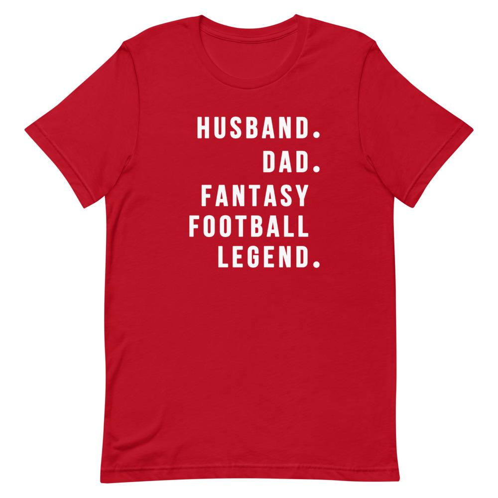 Fantasy Football Legend Shirt Clothing That Is So Dad Red S 