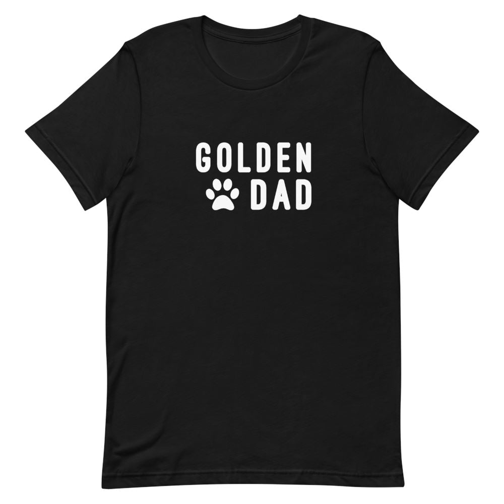 Golden Retriever Dad Shirt Clothing That Is So Dad Black XS 