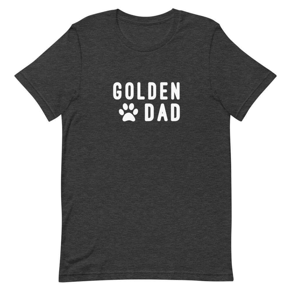 Golden Retriever Dad Shirt Clothing That Is So Dad Dark Grey Heather XS 
