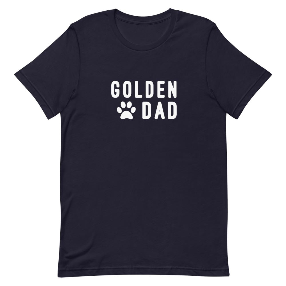 Golden Retriever Dad Shirt Clothing That Is So Dad Navy XS 