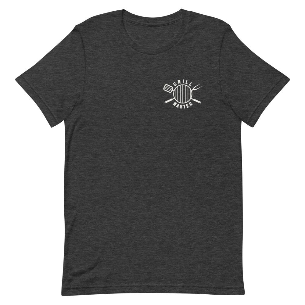 Grill Master Pocket Tee Clothing That Is So Dad Dark Grey Heather XS 