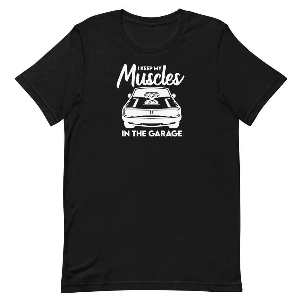 Muscles In The Garage T-Shirt Clothing That Is So Dad Black XS 