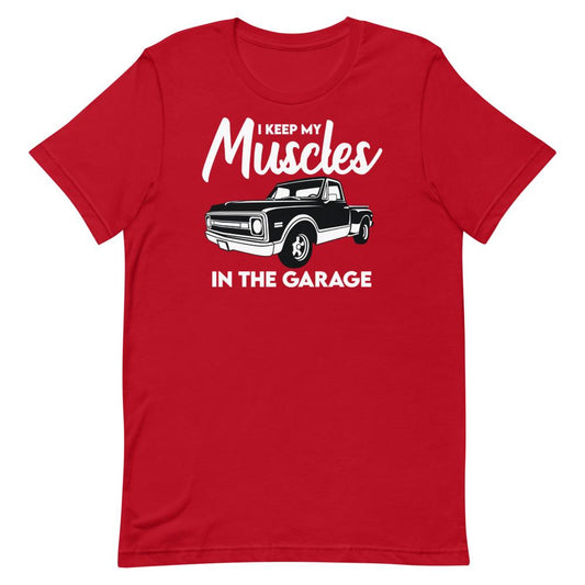 Muscles In The Garage T-Shirt That Is So Dad Red S 
