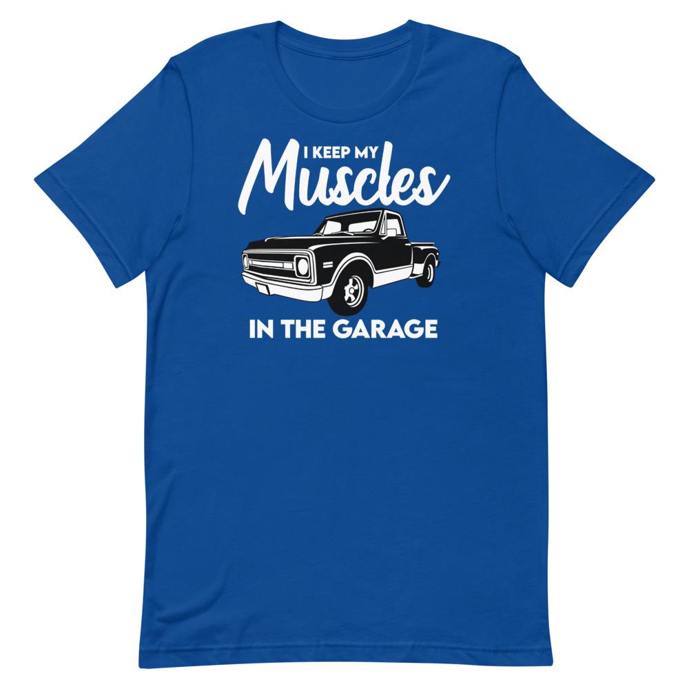 Muscles In The Garage T-Shirt That Is So Dad True Royal S 