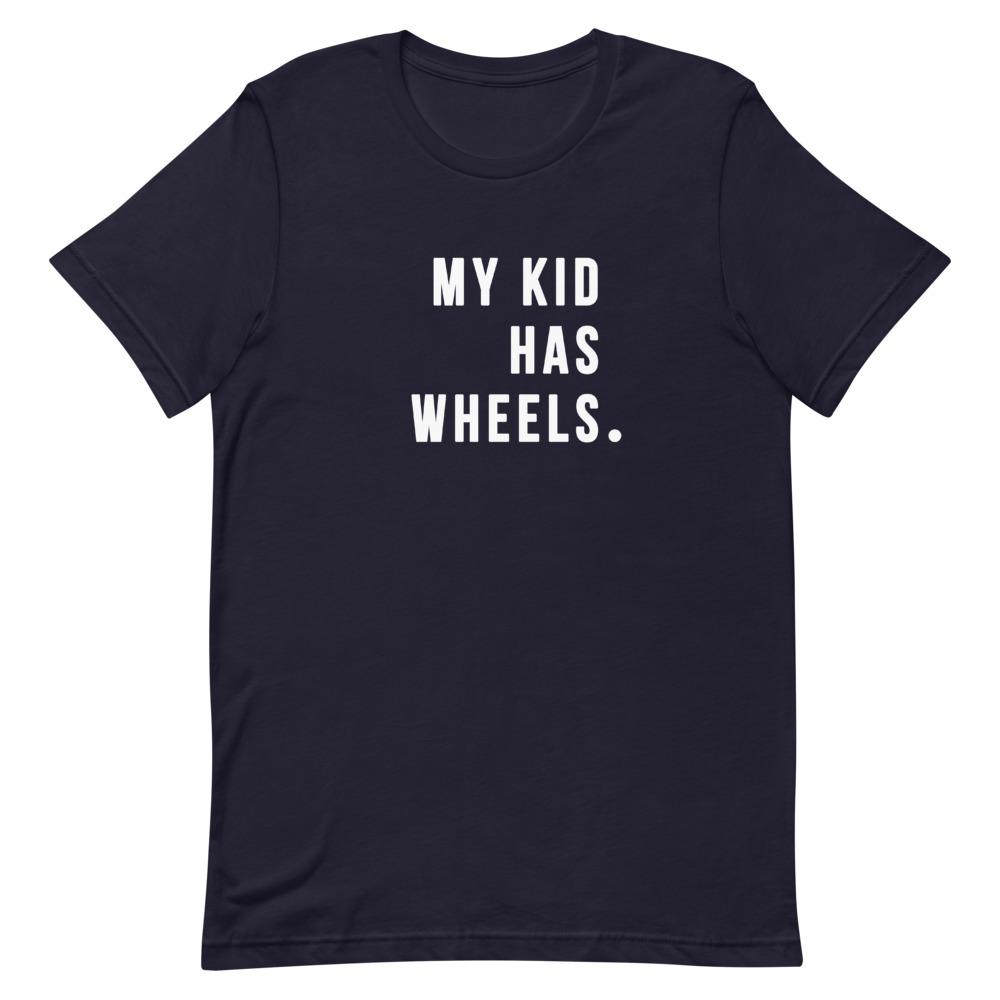 My Kid Has Wheels Shirt Clothing That Is So Dad Navy XS 