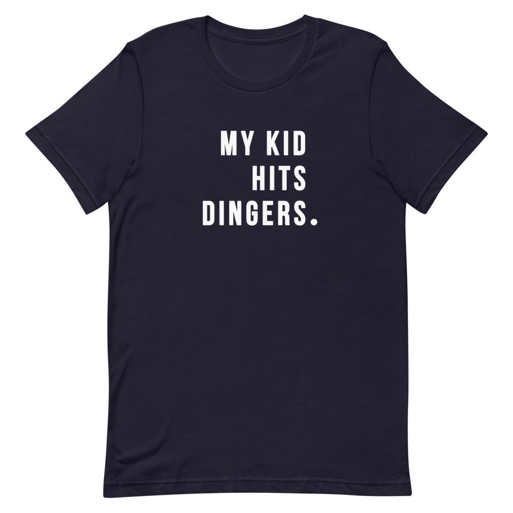 My Kid Hits Dingers Shirt Clothing That Is So Dad Navy XS 