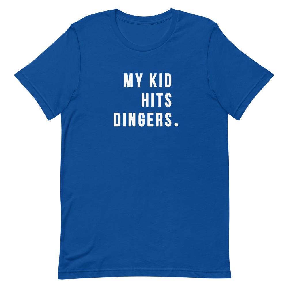 My Kid Hits Dingers Shirt Clothing That Is So Dad True Royal S 