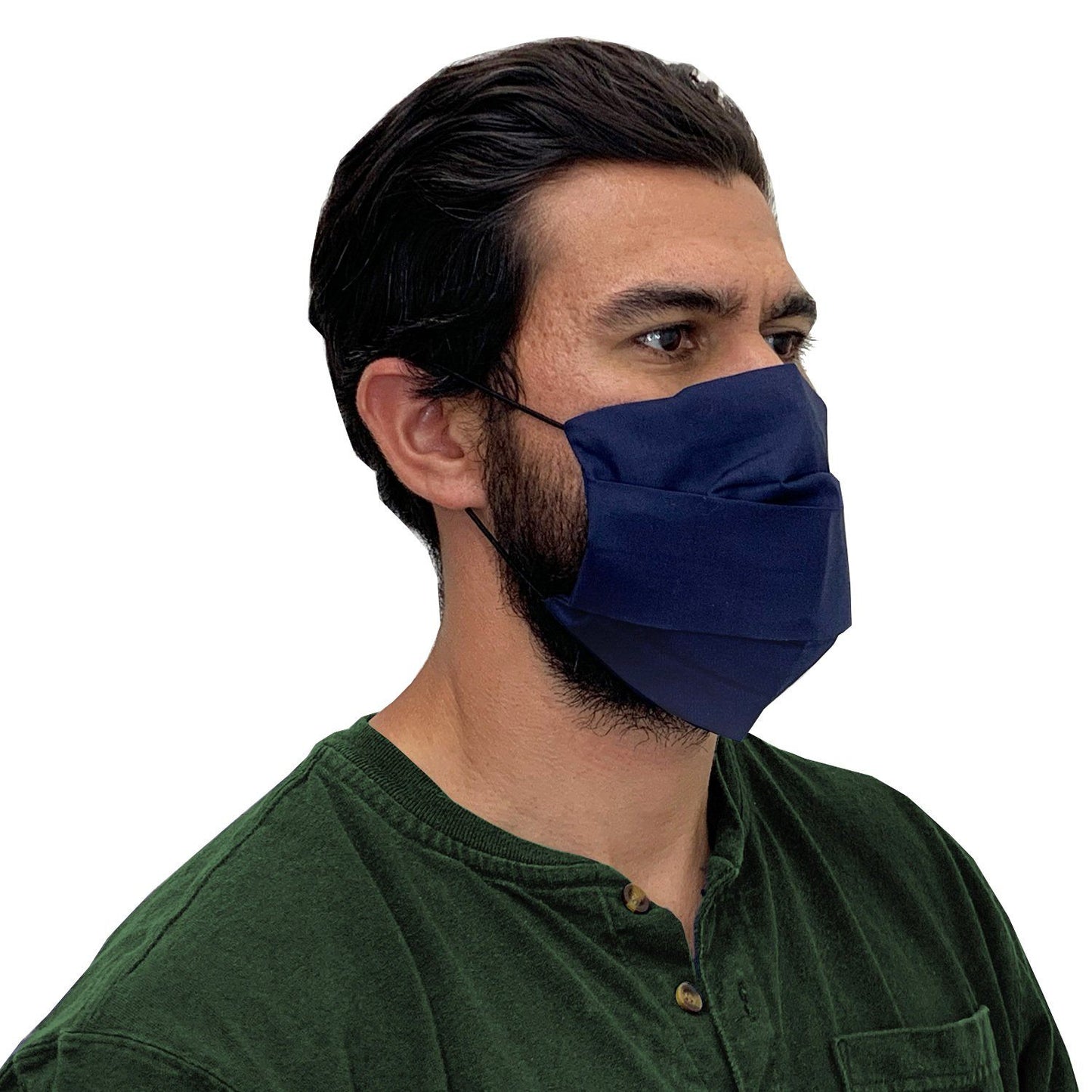 XL Face Mask- Reusable & Washable with Cotton Blend Fabric - Adjustable with Pocket Filter Face Mask Square Up Fashions 