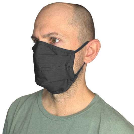 XL Face Mask- Reusable & Washable with Cotton Blend Fabric Face Mask Square Up Fashions Black 1 Individual 