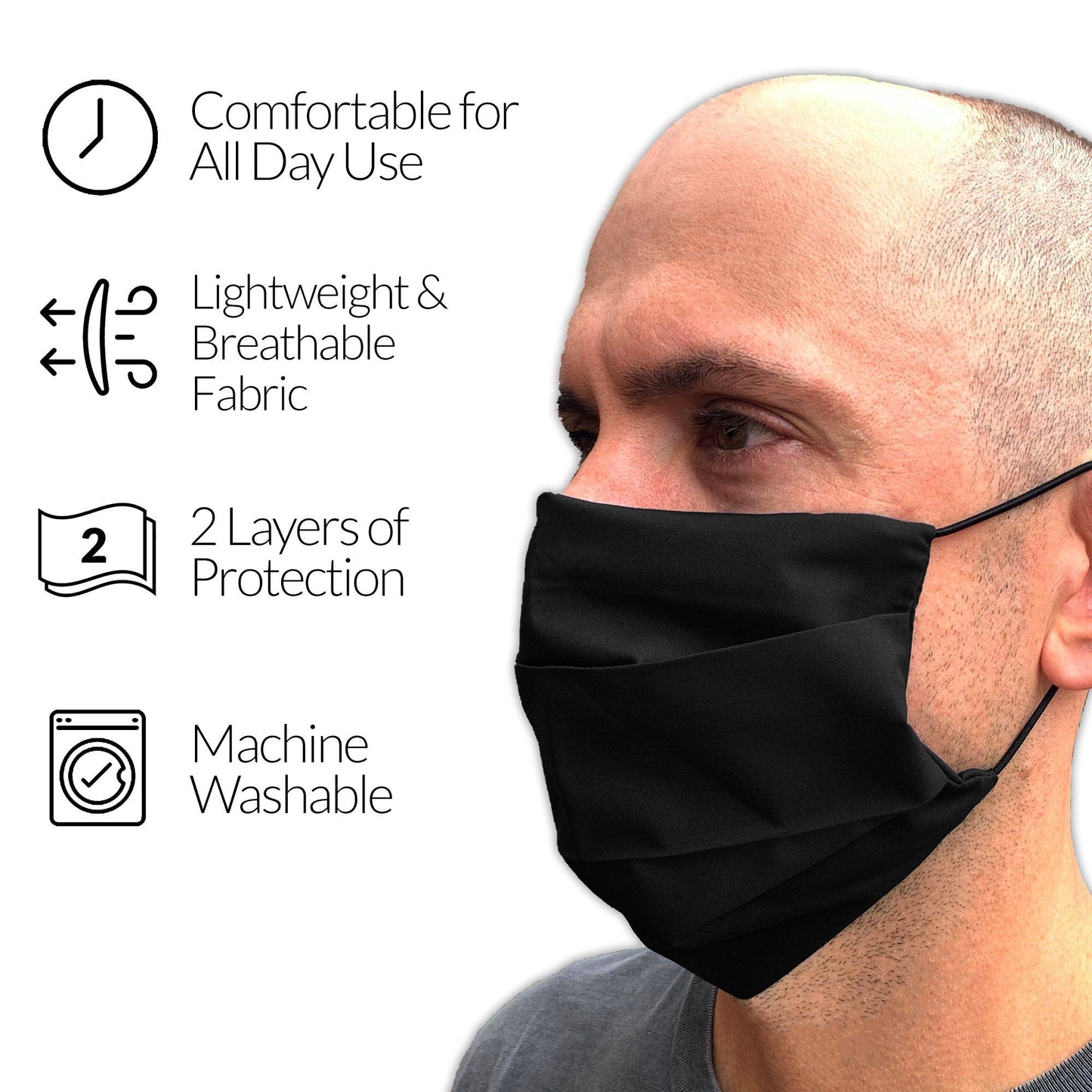 XL Face Mask with Nose Wire Face Mask Square Up Fashions 