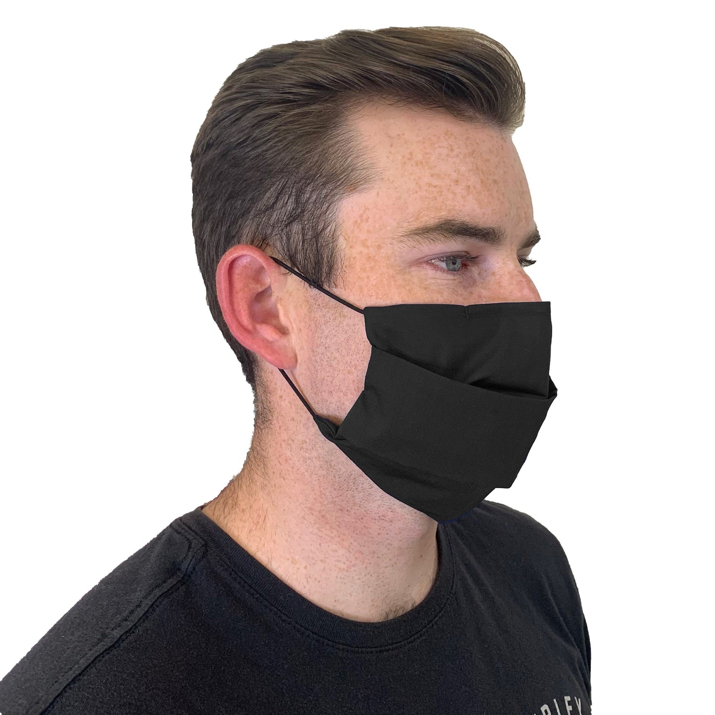 XL Face Mask with Nose Wire Face Mask Square Up Fashions Black 1 Individual 